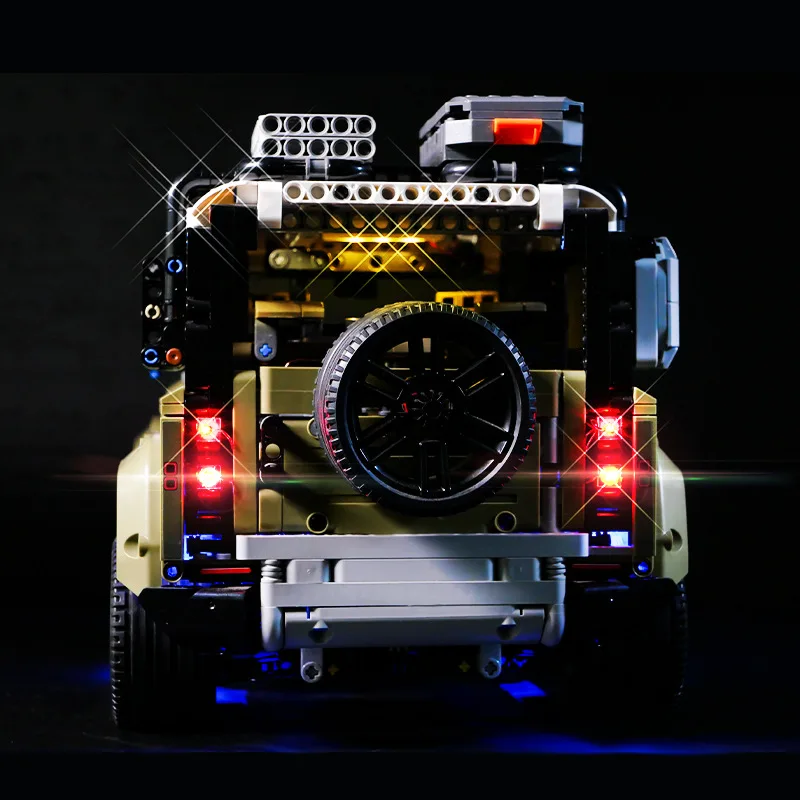 LED Light Kit for LEGO 42110 Land Rover Defender Supercar Bricks Lamp Toys Accessories Set Christmas Gift (Model Not Included)