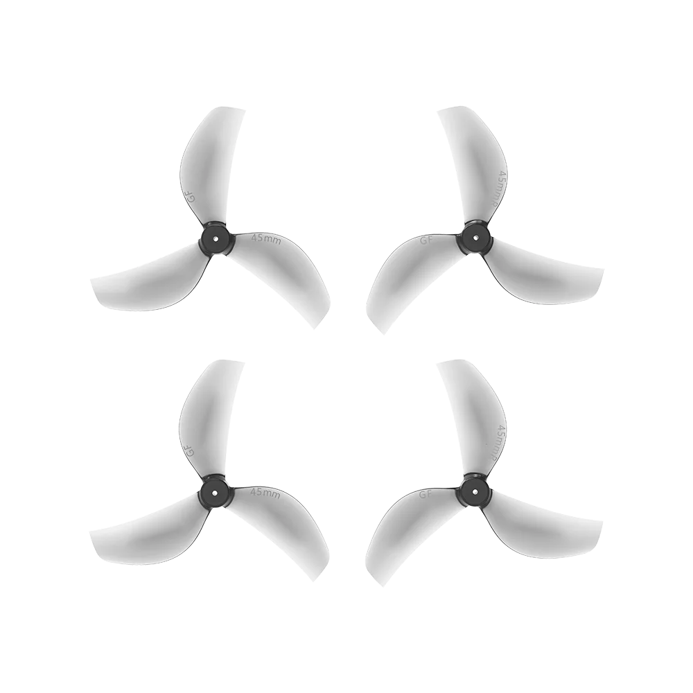 20pcs/10pairs Gemfan 45mm-3 1.5inch Tri-blade Propeller for FPV