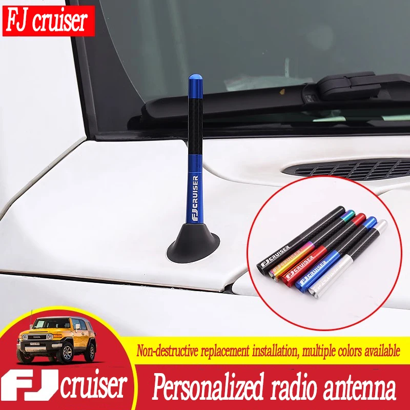 

FOR Radio Antenna For Toyota FJ Cruiser Bonnet Decorative Antenna Modification FJ Cruiser Exterior accessories