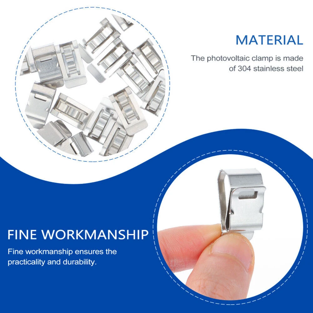 10/30/100 قطعة مقاطع كابلات الألواح الشمسية مقاطع أسلاك الفولاذ المقاوم للصدأ للمنزل وحدات الطاقة الكهروضوئية قوارب الكاياك قوارب الصيد