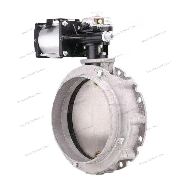 For Pneumatic Cement Special Aluminum Alloy Powder Dust Butterfly Valve