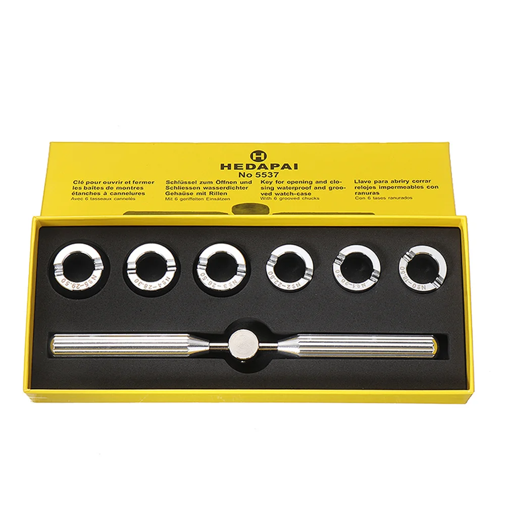 Professional Watch Repair Tools Kit Wrench Grooved Chucks Watches Back Opener Back Remover for Rolex Tudor Watchmaker Tools