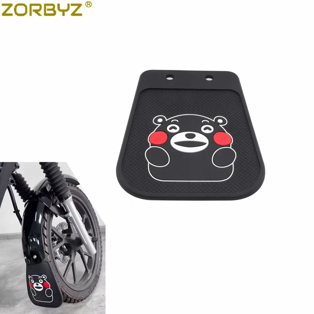 ZORBYZ For Honda Cross Cub CC110 SDH110-26 Motorcycle Rubber Front Extended Mudguard Trim Fender Cover