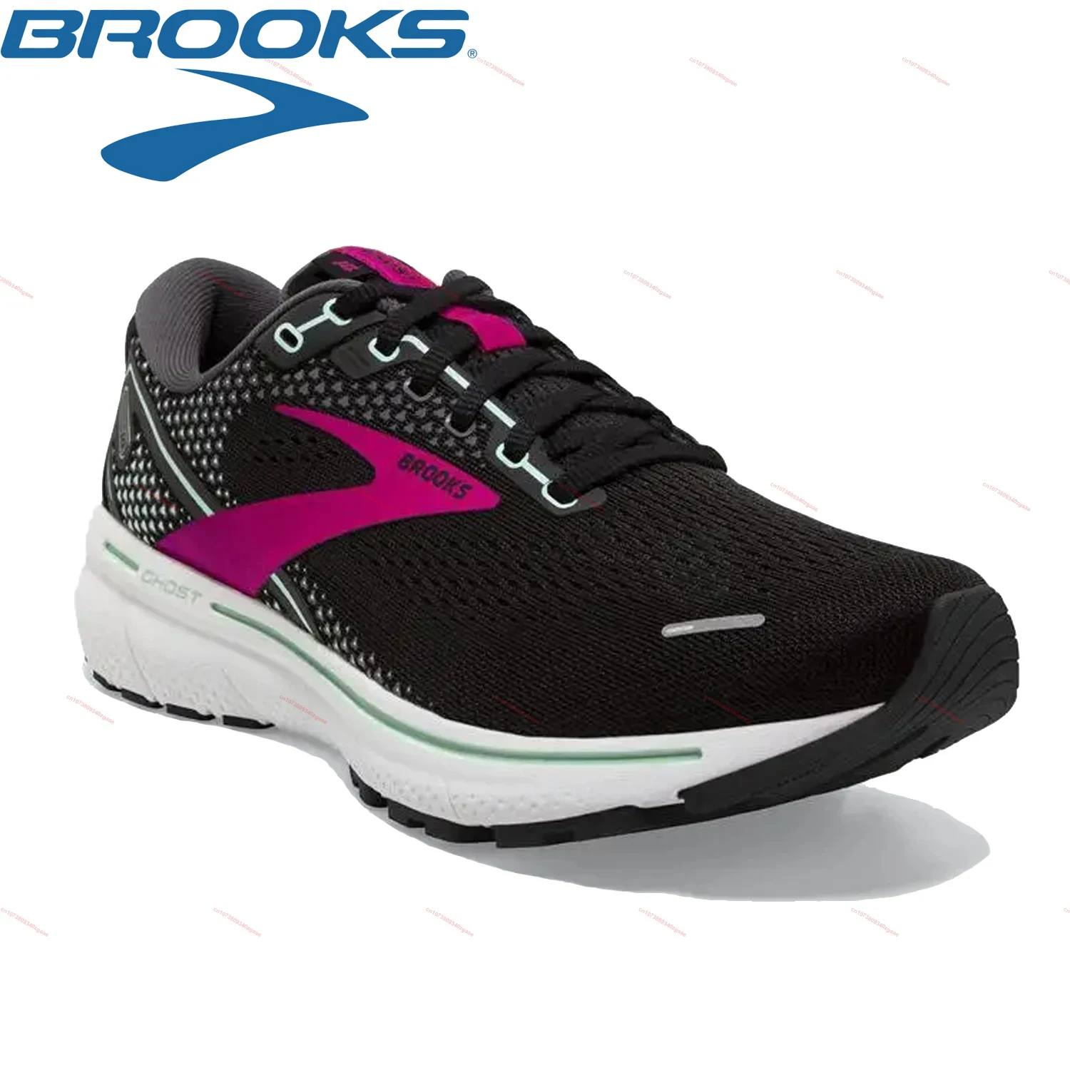 BROOKS Women Sneakers Ghost 14 Outdoor Elastic Running Shoes Lightweight Cushioning Fitness Casual Tennis Shoes for Women