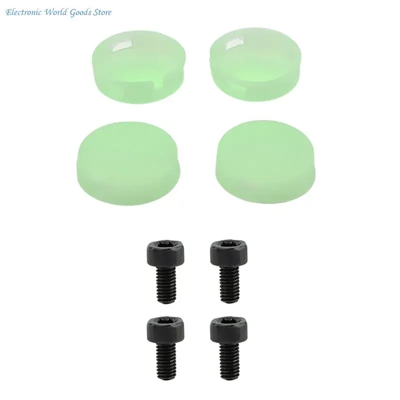 A3PD Modern Video Doorbell Push Button Switches Upgraded With Screws No Tools Needed Installation Rubber For All Weather