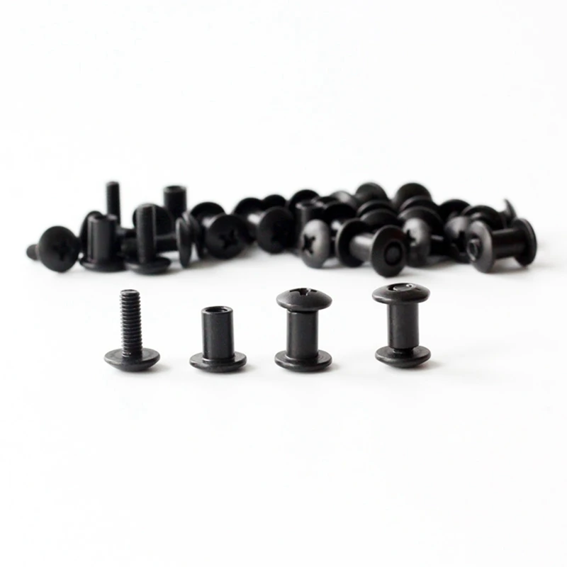 RISE-100Pcs T-Ek Lok Screw Set Chi-Cago Screw Comes With Washer For DIY Kydex Sheath Holster Hand Tool Parts
