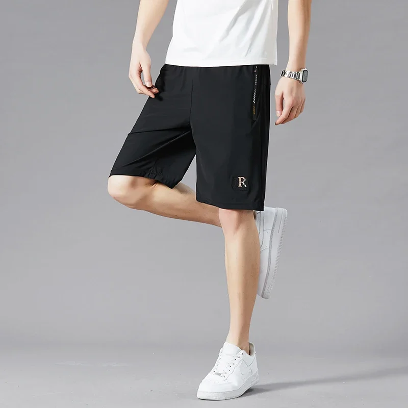 LIBIELIY Summer Men's Shorts Summer Thin Section Of The External Wear Men's Tide Workwear Casual Chinese Pants Men's Five-minute