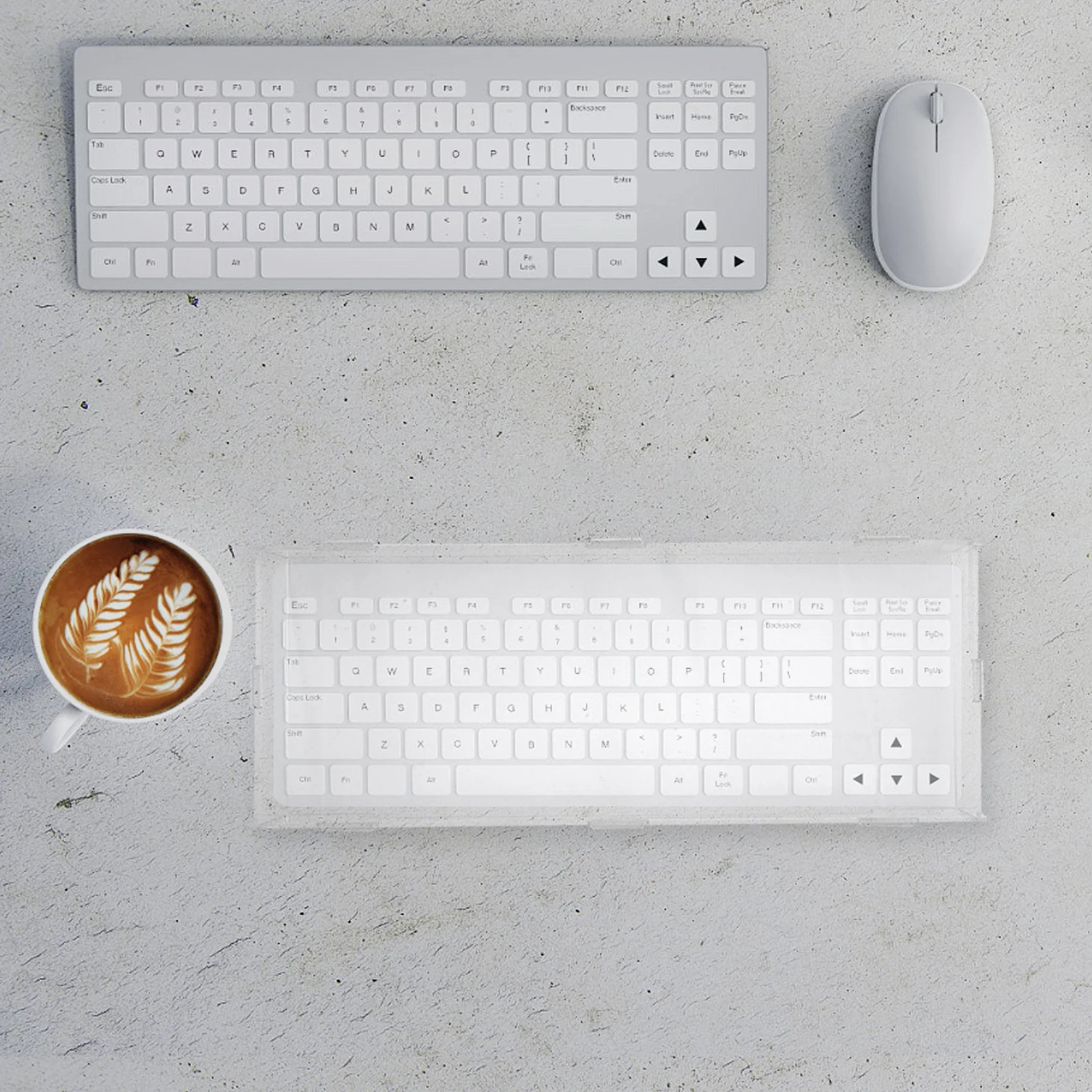 

Защитный чехол для клавиатуры из прозрачного акрила, жесткий корпус, полноразмерный, для механических игровых клавиатур, пылезащитный чехол для настольного компьютера