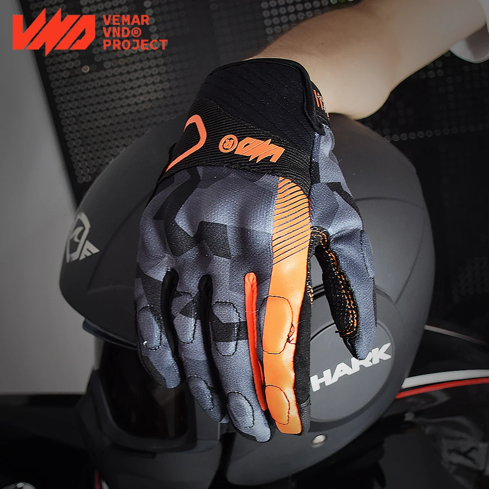 

Camouflage Green Motorcycle Riding Gloves Men Touchscreen Motocross Gloves Built-in Protective Shell Motorbike Gloves Breathable