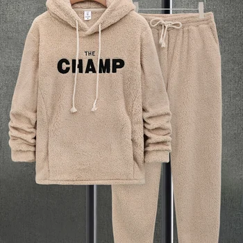 Set da uomo in pile invernale ...