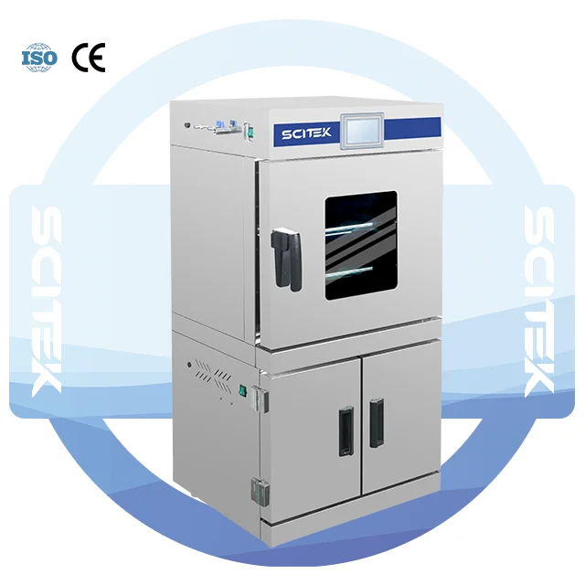 Ceramic Fiber Vacuum Oven 52L/91L Shelf Direct Heating RT+10~250℃ Reliable Short Drying Times Fast Heating