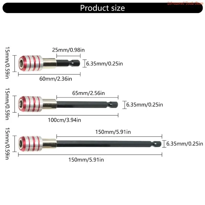 Handle magnétique 1/4 pouce