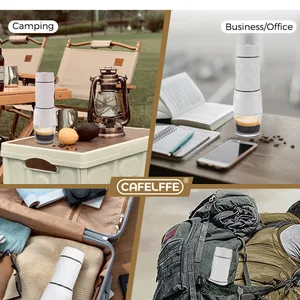 CAFELFFE 3 EM 1 HOT/COLD WATER COFFEE MACHINE Handbook Express Capsule and Press Ground Hand Brewer Walks Travel 8 Main Sales Coffee Machines - №7