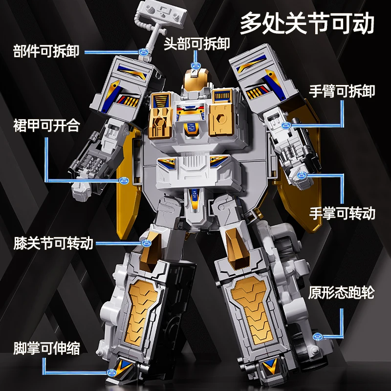 Montaje de juguetes para niños, robot de ensamblaje de lanzadera espacial china, robot rompecabezas cinco en uno para montar juguetes