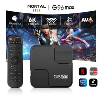 Mortal TV Box Android12 G96 Max Allwinner H618 AV1 Google Player Netflix BT5.0 Wifi 6 HD 6K 46G Smart Multi Language Set Top Box