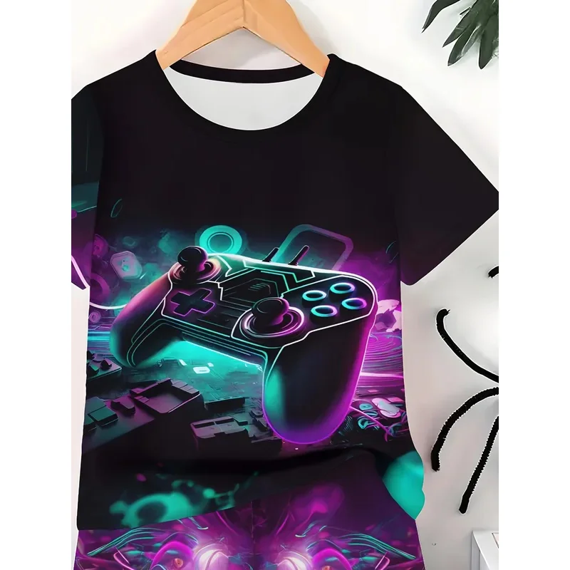 Лето 2029, костюмы для косплея, одежда для девочек, комплект детской одежды, футболка для мальчиков, футболки, топы + шорты, спортивный костюм, комплект для детей