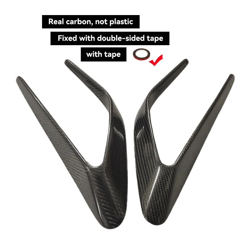 Carbon Fiber Racing Side Fender Vents Scoops For Benz C Class W205 C63 AMG C63s Sedan C205 Coupe 2015 - 2021 Car Styling