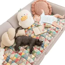 Couch Protective Covers Soft Comfortable Cotton Couch Covers Self Adhesive Non-Slip Living Room Sofa Towel Cushion Mat