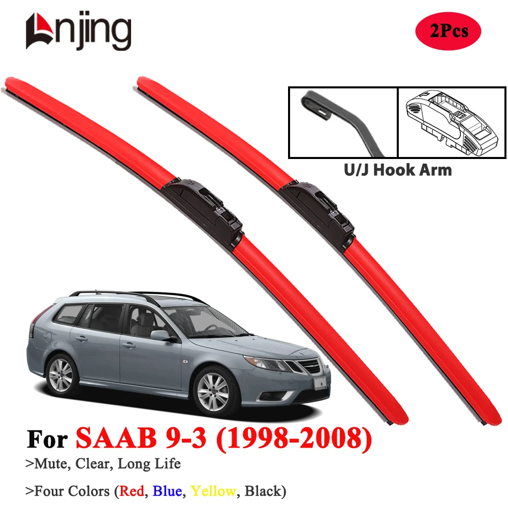 

LNJING Wiper Blades For SAAB 9-3 1998-2008