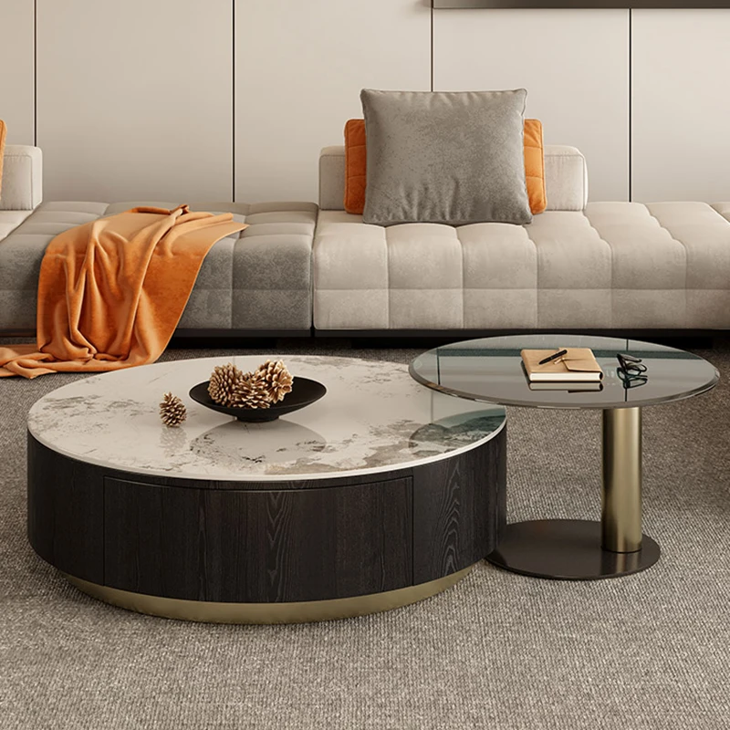 Living Room Modern Coffee Tables Design Japanese Luxury Coffee Tables Luxury Glass Tavolino Da Salotto Furniture Living Room