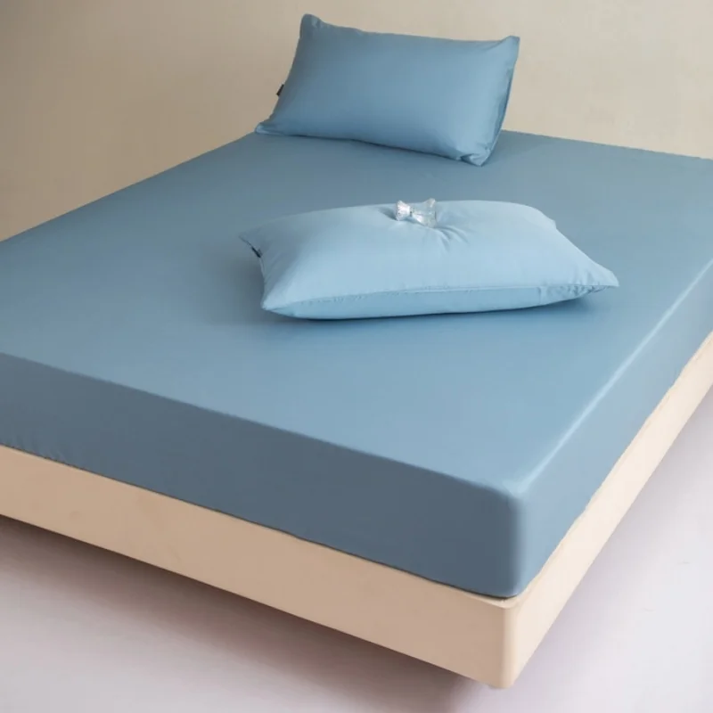 1Pc Blue Fitted She…