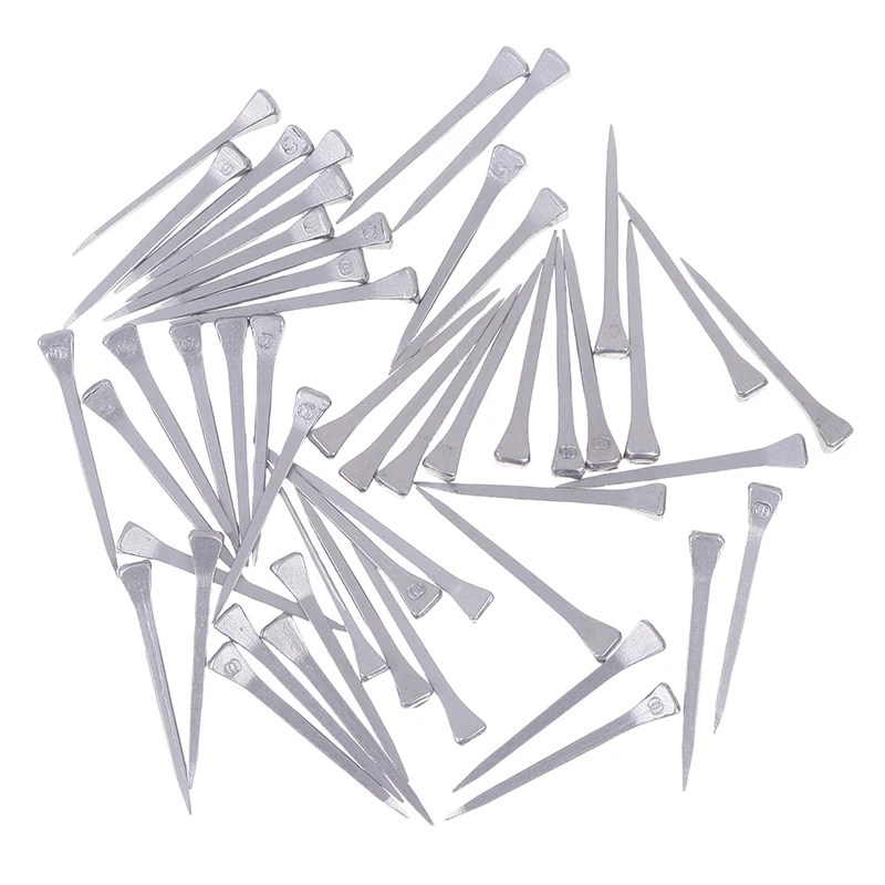 50 PCS Horse Shoe Nails Horse Training Equestrian Harness Repair Hoof Nails Palm Horse Riding Supplies Equestrian Equipments