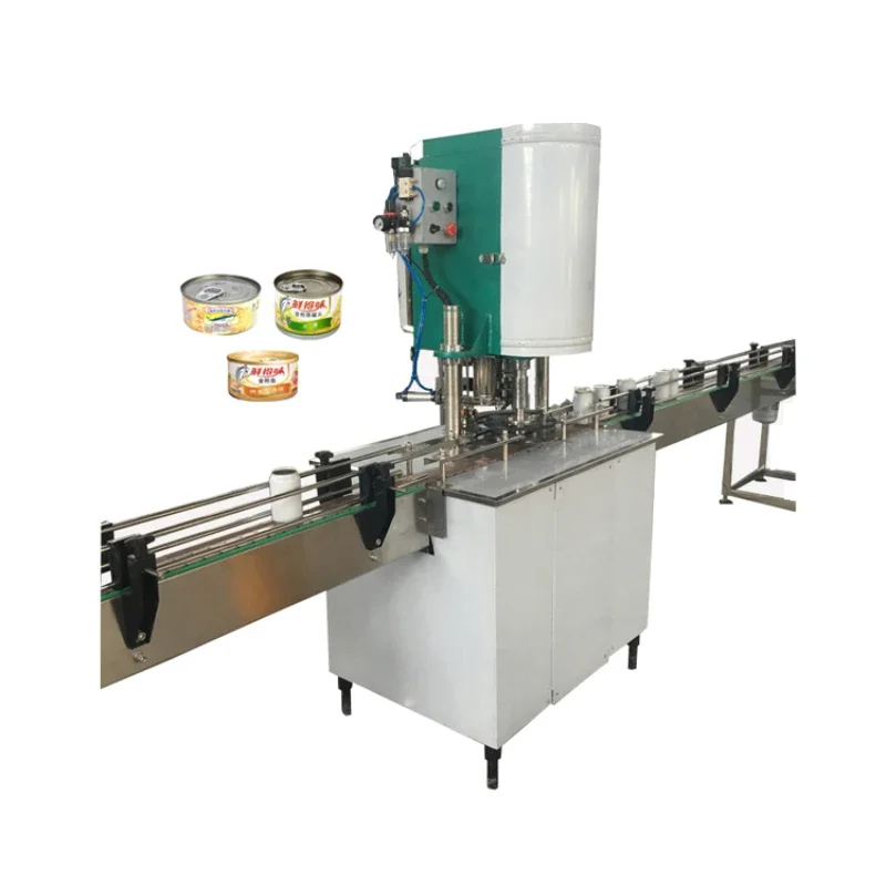 Automatic Tin Can Closer Tin Fish Tuna Can Seaming Machine Flower 100ml Can Sealing Machine