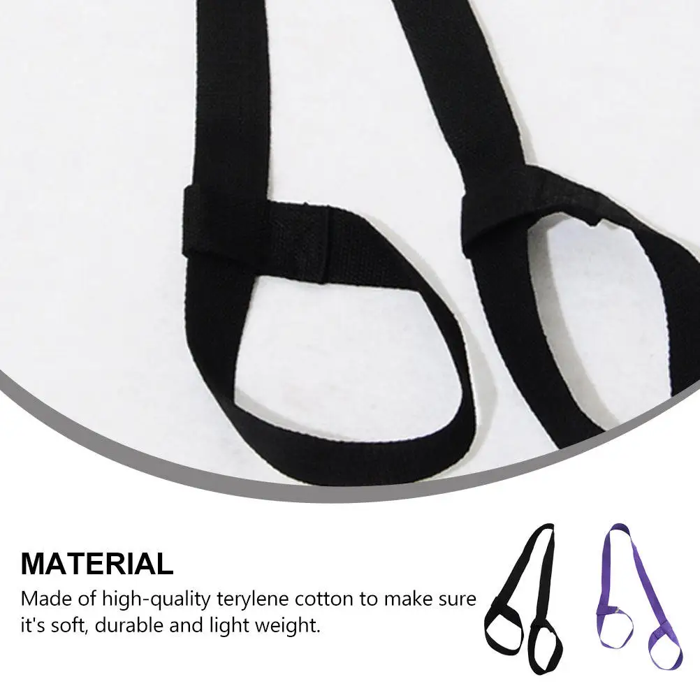 2Pcs Yoga Mat Straps Wide Comfortable Adjustable Carry Belt for Thick Non Slip Mats Home Gym Workout Essential