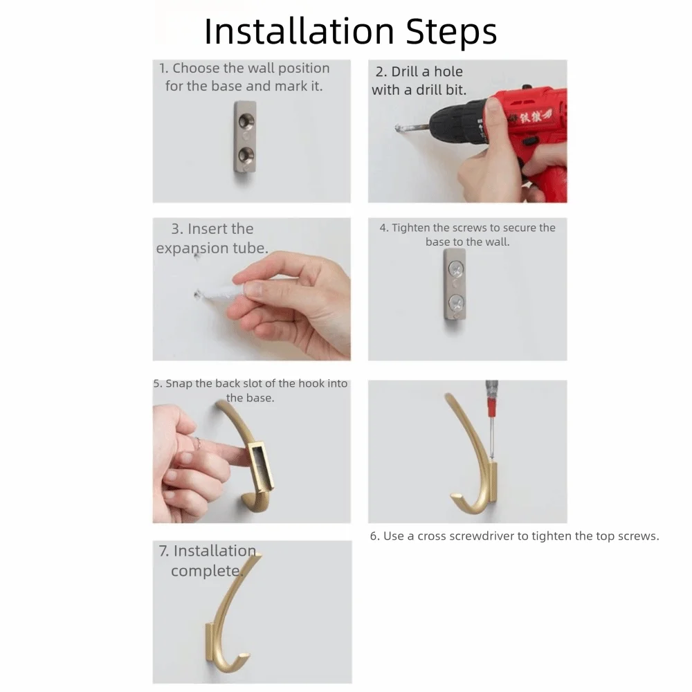 

Home Decor Modern Coat Hook Simple Metal Hat Hook Wardrobe Entrance Wall Mounted Hanging Bags Hanging