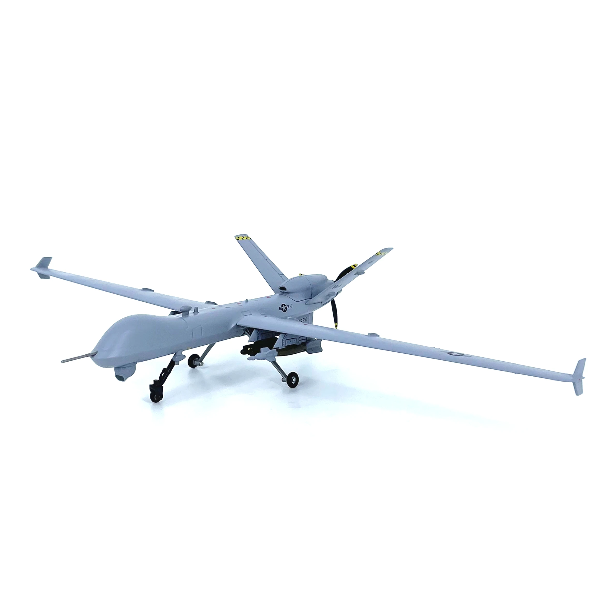 Modelo de Dron de combate MQ-9 de EE. UU. 1: 72, modelo de colección de productos terminados en aleación