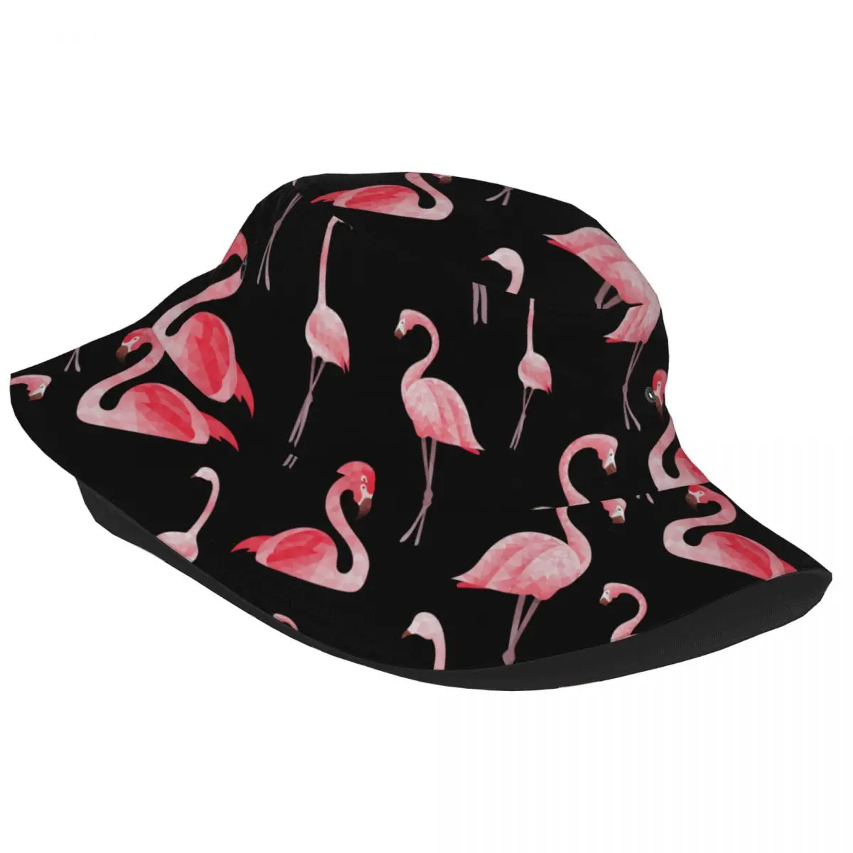 Flamingo Pattern Bucket Hats for Teen Travel Field Hat Unique Packable for Vacation Fishing Hats Bob