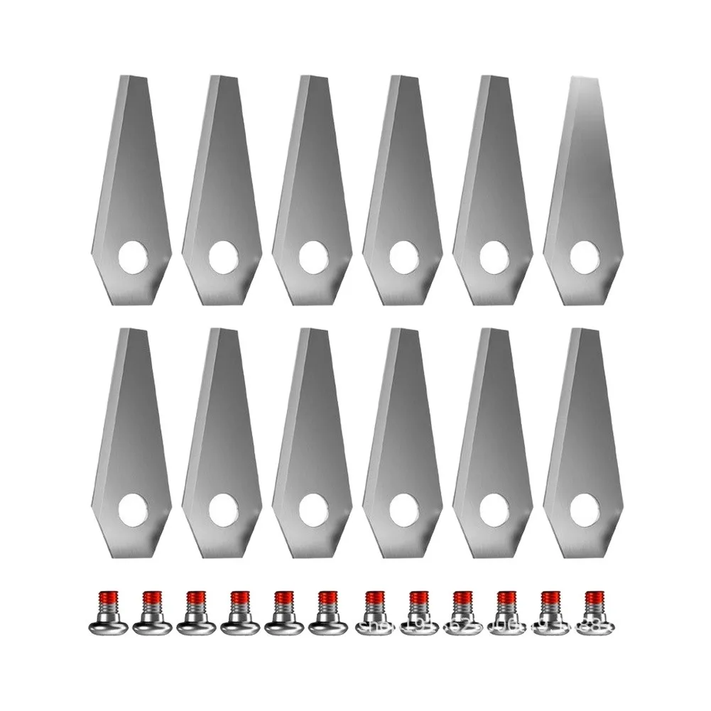 6/12pcs Lawnmower Blade Replacement Blade For Indego1000, And 1200 Series Robotic Mowers Lawnmower Garden Power Tool Accessories