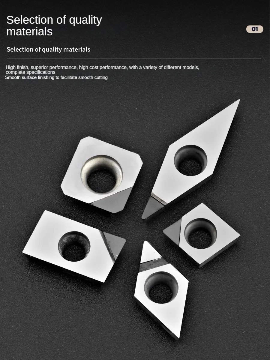 

PCD diamond blade high gloss aluminum blade gemstone cutting tool milling cutter CNC lathe blade APKT1135 1604 CCGT TCGT DCGT