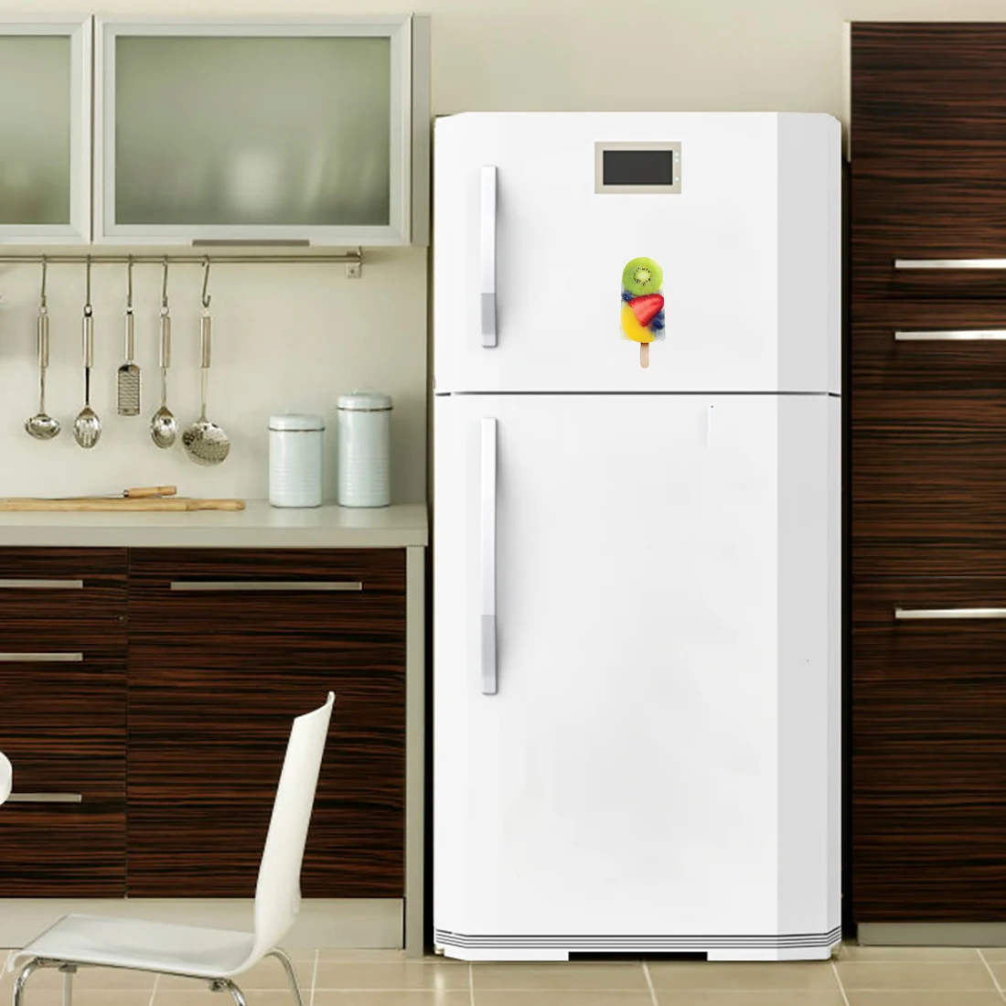 Three Ratels CP23 Cool summer ice cream ice cream dessert shop PVC sticker refrigerator decal