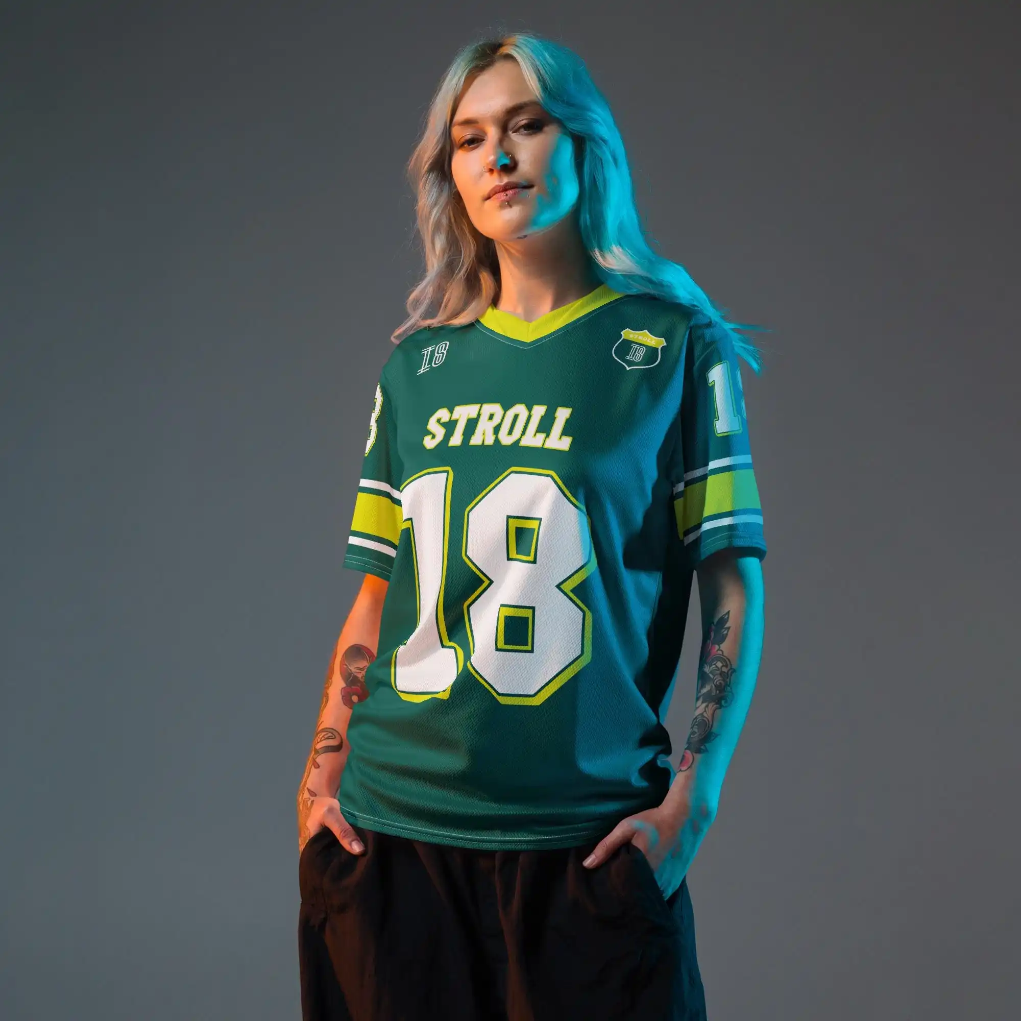 

Lance Stroll Aston Football Jersey for Fans Women Sports T-shirt Women Casual T-shirt Quick Drying Breathable and Comfortable