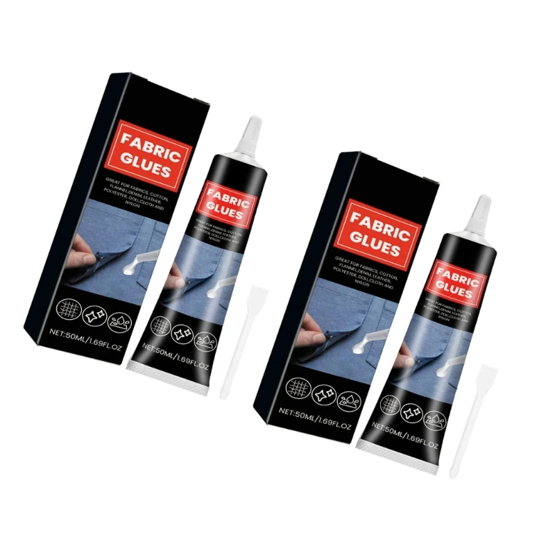 Clear Fabric Glues Quick Drying Clothing Repair Glues for Fabric, Jeans, Clothes Repair