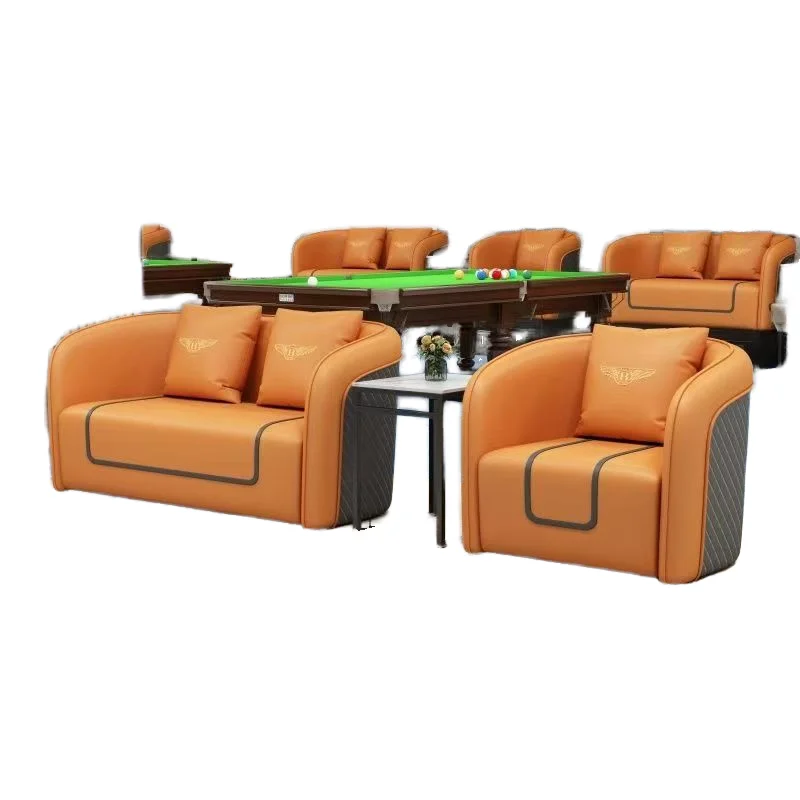 Commercial 2-3-Seater Snooker & Billiards Products Poolside Tables Chairs Special Audience Chairs-Hot Sellers for Clubs & Halls