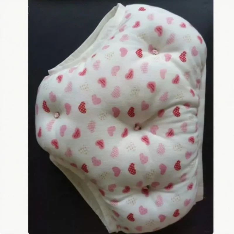 Handmade Men Women Cotton Floral Briefs Thickened Filling Cotton Mid Waist Soft Fluffy Warm ABDL Panties Private Party Panty