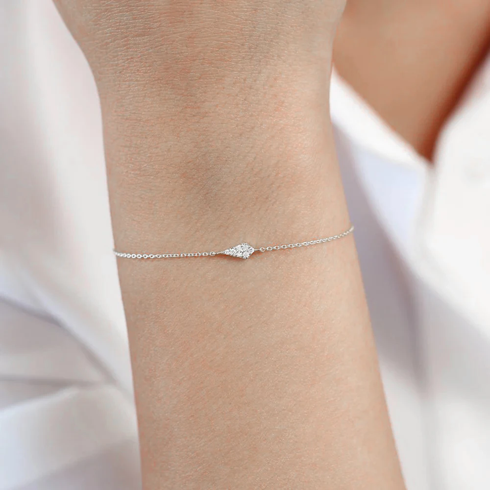 ROXI Mini Kite Pattern Micro Inlaid Zircon Cute Women\'s Bracelets 100% 925 Sterling Silver Exquisite Luxury Bangle Fashion Gift