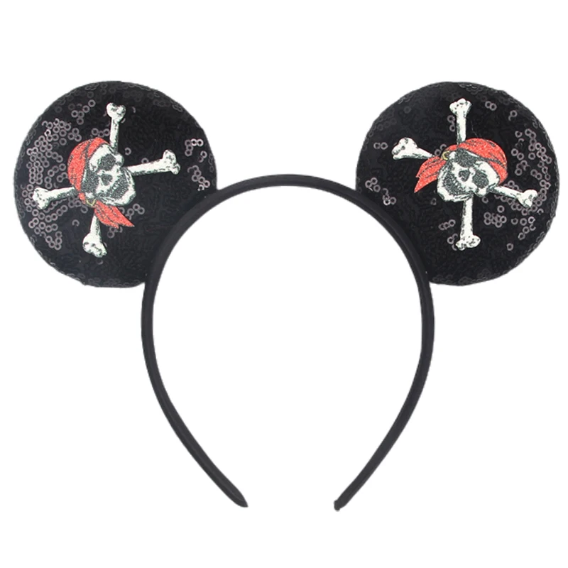2026 Neueste Mode Ohren-Haarreif Pailletten-Schleifen für Mädchen Erwachsene Kinder Halloween-Party Cosplay Haaraccessoires Prinzessinnen-Haarband – Detail 11