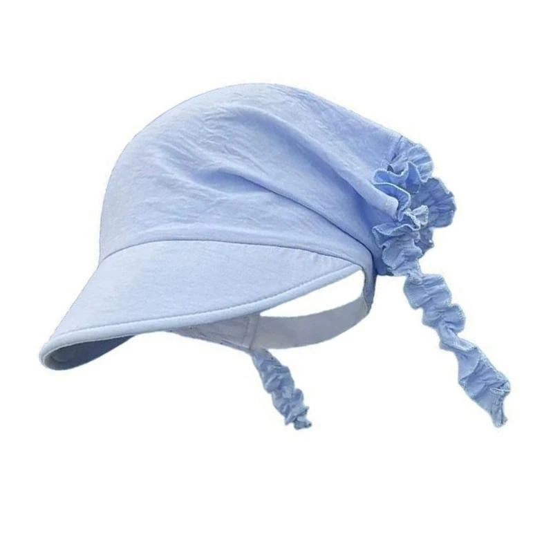 400A Soft Breathable Cotton Baseball Hat Sunproof Hat for Female Outdoor Daily Wear and Sunproof Popular Headscarf Hat