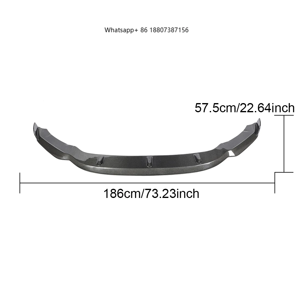 

Carbon Front Lip for X6M F86 Front Bumper Lip Splitter forBMW X Drive Series X5 M X6 M F16 14-18