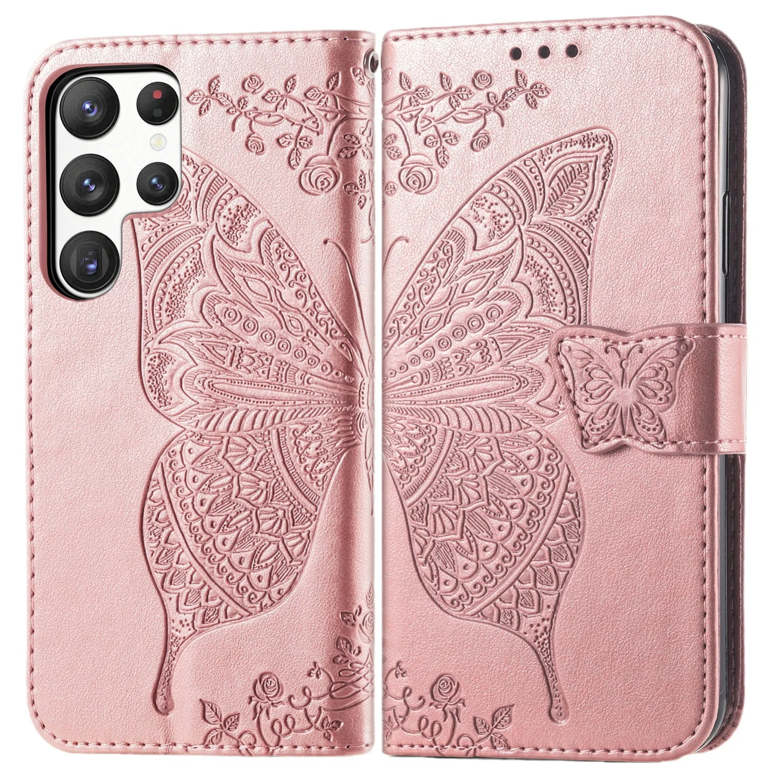 Suitable for Samsung S26 Ultra mobile phone, manual leather cover flip phone case, Galaxy S25FE anti-drop protection case view 5