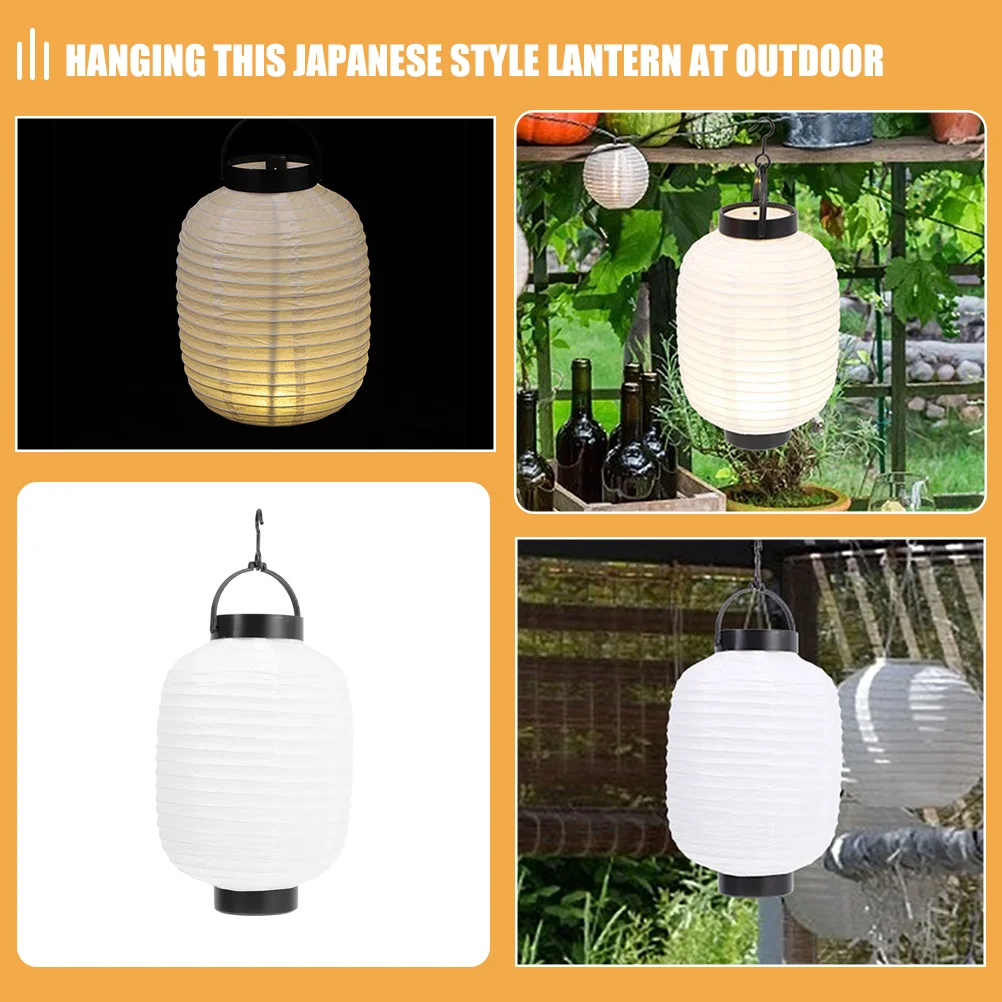 Rechargeable Wall Lights Folding Lantern Japanese Style Lanterns Paper Decorative Baby Pendant Solar Outdoor