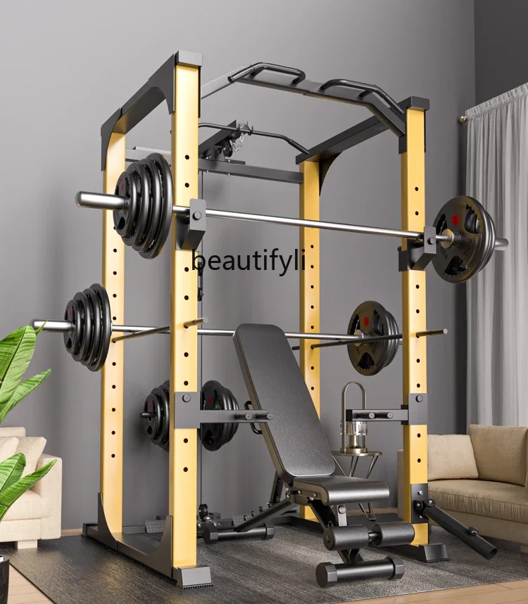A49 Fitness home high pull-down, comprehensive trainer, bench press, squat rack, gym equipment professional
