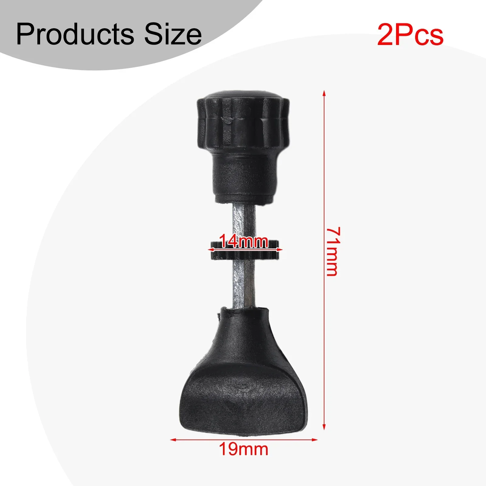 2PCS Electric Trimmer Base Gear Screw Wooden Router Base Trimming Milling Machine Electric Trimmer Machine Base Gear Screw