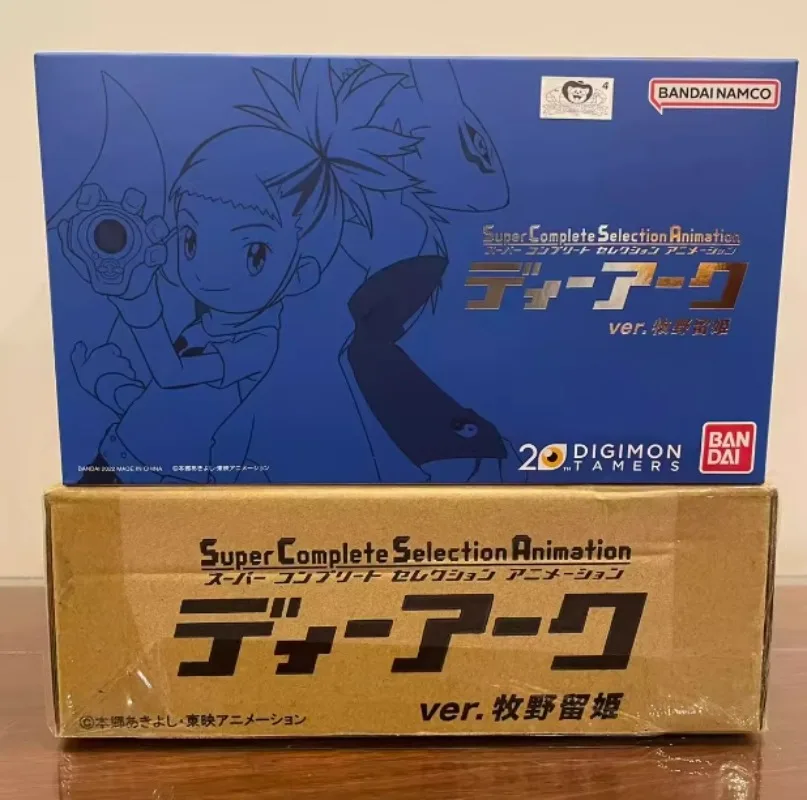 Bandai 2025 Original Digimon Adventure 02 Figure Monster Scsa D3 Scsa Gold Machine V-Mon Wormmon Animation Digivice Model Toys