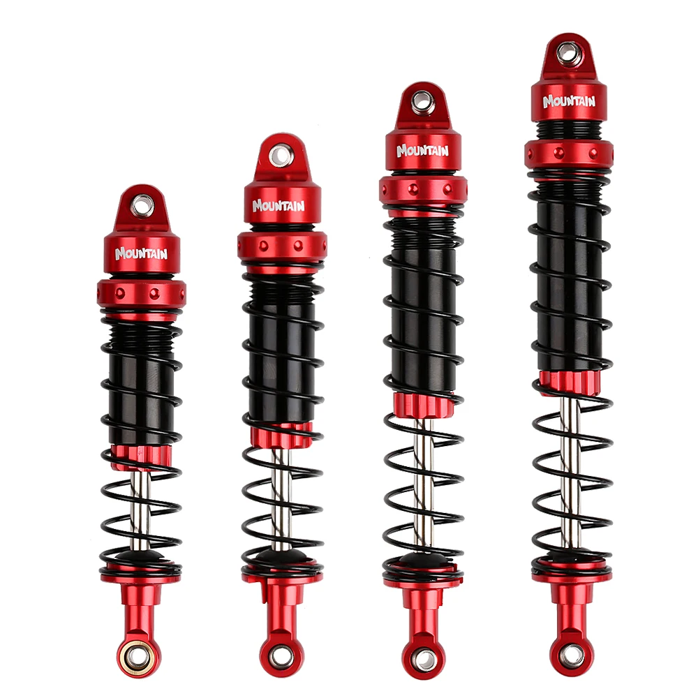 2PCS Metal Anodized Shock Absorber Oil Adjustable Damper for 1/10 RC Rock Crawler Axial SCX10 90046 AXI231017 TRX-4 D90