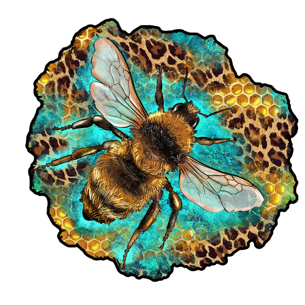 Puzzle di animali in legno Giochi creativi Brain Twister Regali di festa Bovini adorabili Puzzle di legno Bambini Adulti Giocattoli fai da te di alta qualità