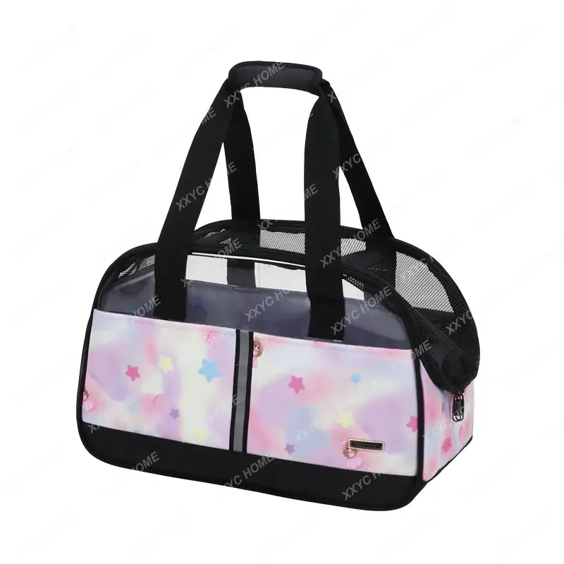 

Pet Outing Carry Bag Summer Breathable Cat Bag Sterilization Handbag Small Dog Crossbody Shoulder Bag cat house travel